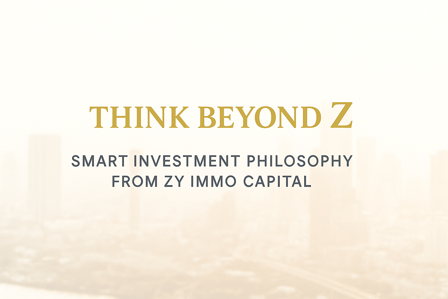 ZY IMMO Capital – Strategic Real Estate Advisory